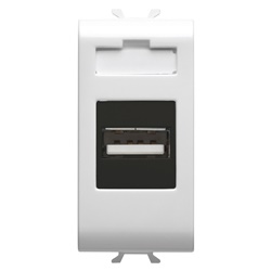 ALIMENTATORE DOPPIO USB 1M BIANCO