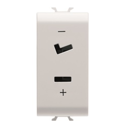 Presa SELV 2P 6A 24V polarizzata 1 metro per impianti elettrici sicurezza affidabile