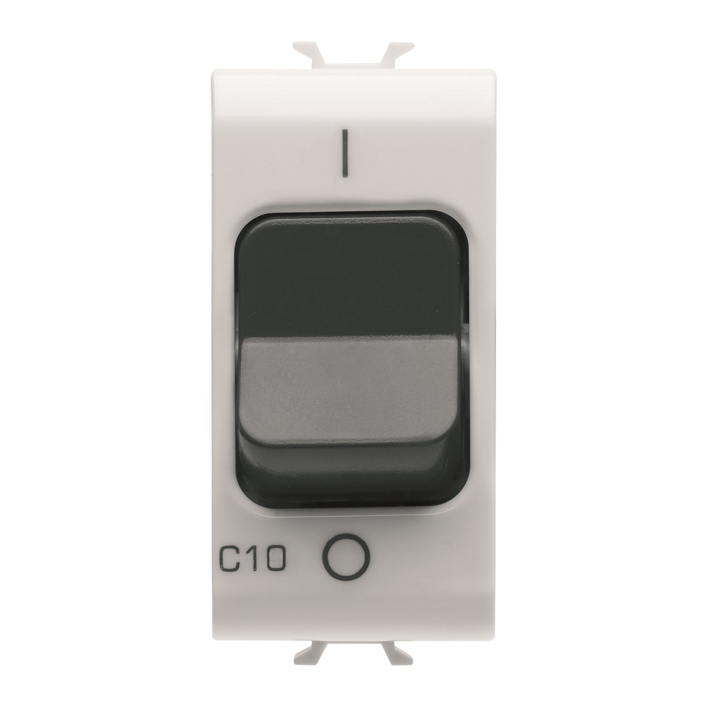 Interruttore magnetotermico 1P C10 3kA 230V AC 1 modulo GEWISS