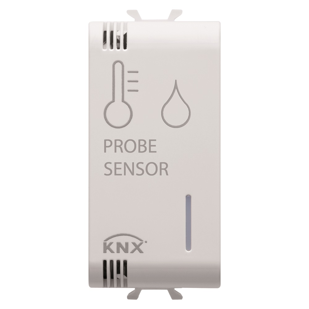 SENSORE DI TEMPERATURA/UMIDITÀ - KNX/EASY - 1 MODULO - BIANCO SATINATO - CHORUSMART
