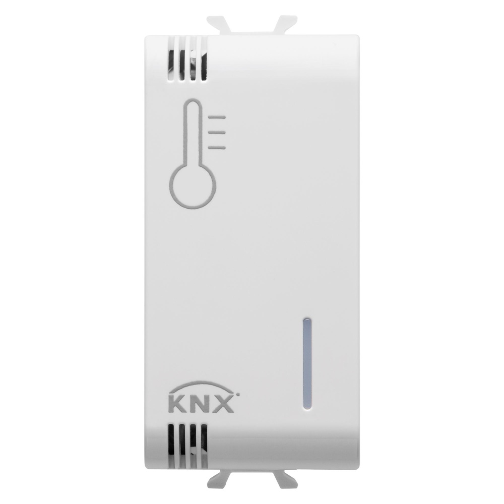 SONDA DI TERMOREGOLAZIONE - KNX - 1 MODULO - BIANCO SATINATO - CHORUSMART