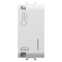 SONDA DI TERMOREGOLAZIONE - KNX - 1 MODULO - BIANCO SATINATO - CHORUSMART