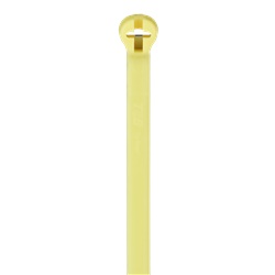 Fascetta stringicavo nylon gialla 295mm 50lb alta resistenza indoor bundle fino 78mm