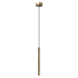 Lampada sospensione LED 3W 3000K fascio 40° alluminio bronzo per interni casa e commerciale