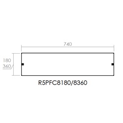 PORTA DISTRIBUZIONE 800X180 CIECA