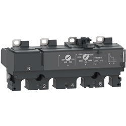 Sganciatore TM63D, ComPacT NSX100/160/250, 4 poli 4d (neutro totalmente protetto), protezioni magnetotermiche, valore nominale 63A