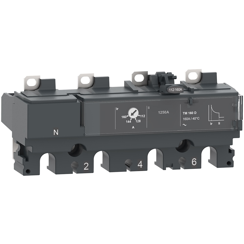 Sganciatore TM63D 63A 4 poli 3D protezioni magnetotermiche ComPacT NSX100/160/250