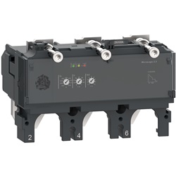 Sganciatore MicroLogic 2.3 3 poli 400A protezioni elettroniche base per ComPacT NSX400/630