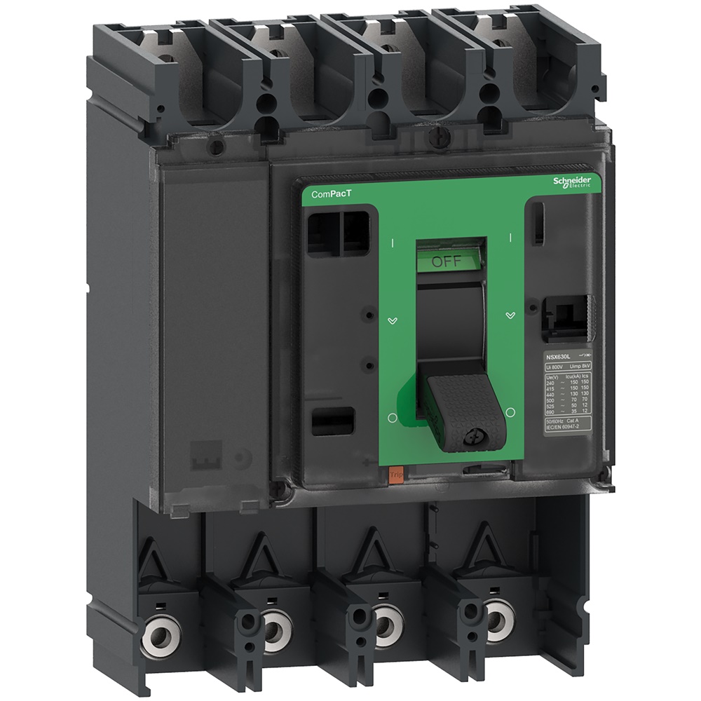 Base interruttore ComPacT NSX630N 4 poli 630A 50kA 415VAC senza sganciatore