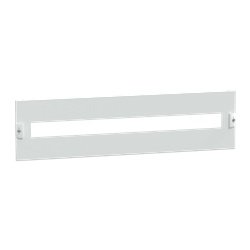 Piastra frontale modulare 4 moduli L850 acciaio bianco per armadi elettrici PanelSeT G compatibile ComPact INS40-160