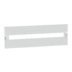 Piastra frontale modulare 5 moduli L850 acciaio bianco per armadi elettrici PanelSeT G
