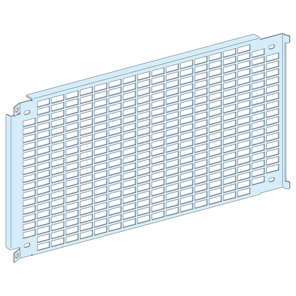 Piastra di fondo prefabbricata 6M con 4 traverse acciaio zincato per armadi 650 mm PrismaSeT