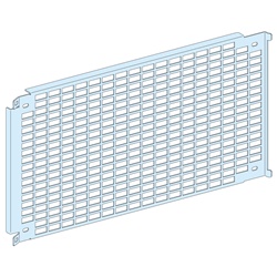Piastra di fondo prefabbricata 6M con 4 traverse acciaio zincato per armadi 650 mm PrismaSeT