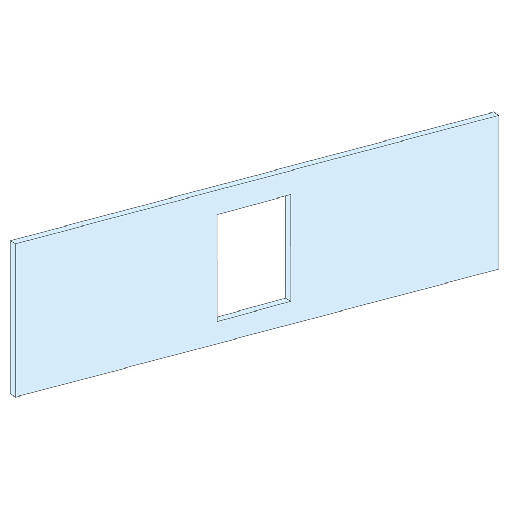 Piastra frontale INS250 H acciaio bianco per armadi PanelSeT P compatibile interruttori-sezionatori ComPacT INS/INV250 3P-4P