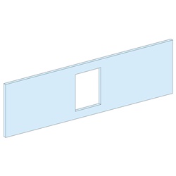 Piastra frontale INS250 H acciaio bianco per armadi PanelSeT P compatibile interruttori-sezionatori ComPacT INS/INV250 3P-4P