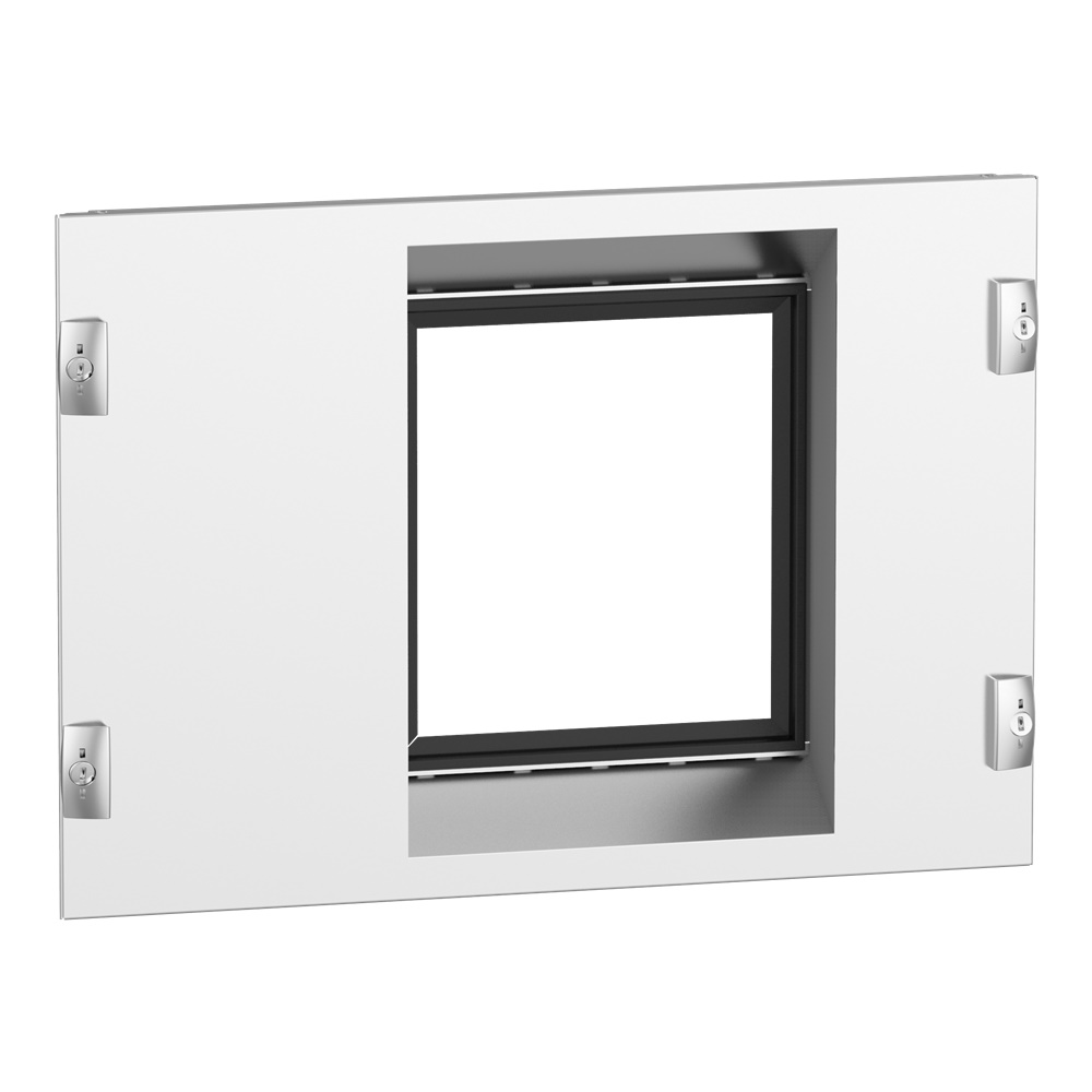 Piastra frontale NS1600 fissa acciaio bianco protezione dispositivi controllo armadi elettrici PanelSeT P