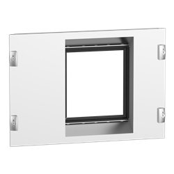 Piastra frontale NS1600 fissa acciaio bianco protezione dispositivi controllo armadi elettrici PanelSeT P