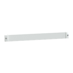 Piastra frontale piena 1 modulo acciaio bianco per armadi elettrici PrismaSeT P e G