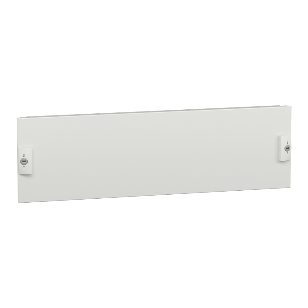Piastra frontale piena 3 moduli acciaio bianco per armadi elettrici PrismaSeT P e G