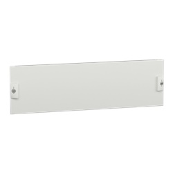 Piastra frontale piena 3 moduli acciaio bianco per armadi elettrici PrismaSeT P e G