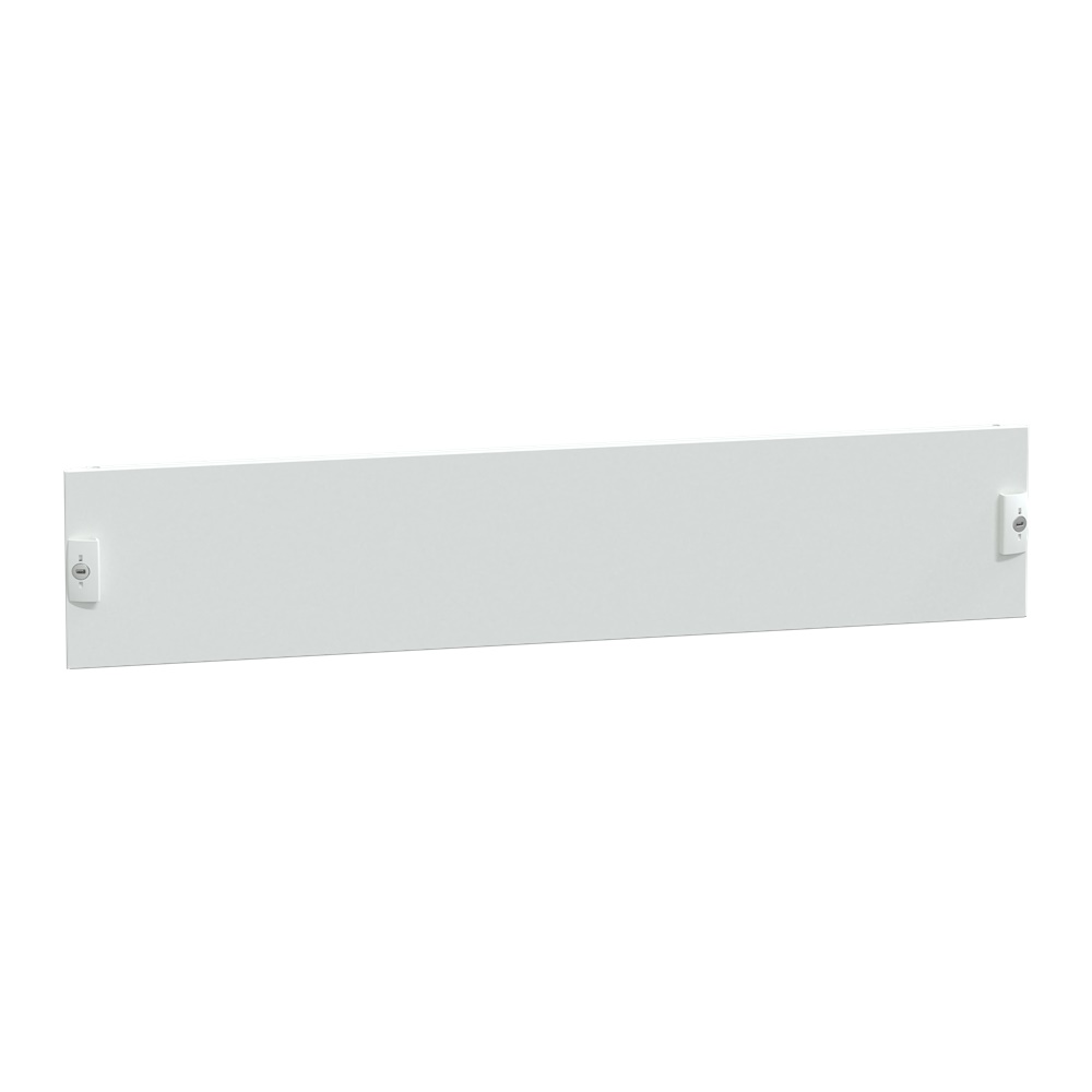 Piastra frontale piena acciaio bianco 3 moduli 850 mm per quadri elettrici PrismaSeT G