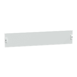 Piastra frontale piena acciaio bianco 3 moduli 850 mm per quadri elettrici PrismaSeT G