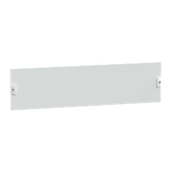 Piastra frontale piena 4 moduli 850 mm acciaio bianco per armadi PrismaSeT G e pavimento