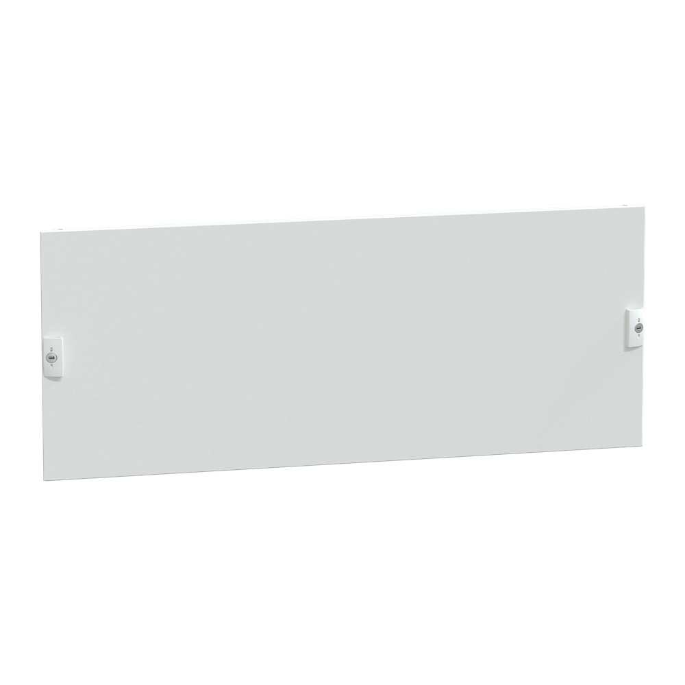 Piastra frontale piena 6 moduli acciaio bianco L850 per quadri elettrici PrismaSeT G