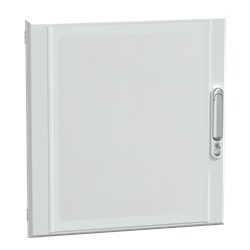 Porta trasparente 12M PrismaSeT G lamiera acciaio IP30/4X serratura chiave armadio