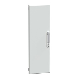 Porta canalina 18M PrismaSeT G in acciaio verniciato RAL 9003, IP30/4X, 930x300 mm, serrature chiave, cerniere 130°