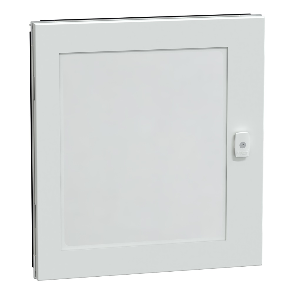 Porta trasparente PrismaSeT G IP55 11M, lamiera acciaio, serratura chiave, apertura 130° per armadi industriali