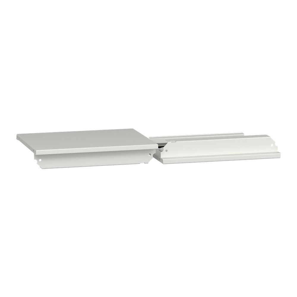 Piastra superiore/inferiore armadio estensione PrismaSeT G 300 mm acciaio bianco IP55