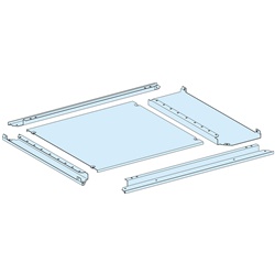 Piastra passacavi PPC piena IP55 650+150x400 mm per armadi PrismaSeT