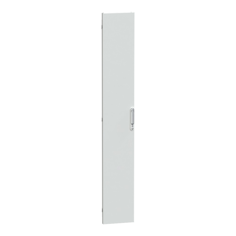 Porta piena IP55 larghezza 300 mm altezza 1925 mm vetro e acciaio PrismaSeT P bianco opaco
