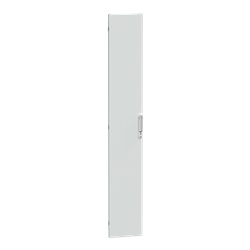 Porta piena IP55 larghezza 300 mm altezza 1925 mm vetro e acciaio PrismaSeT P bianco opaco