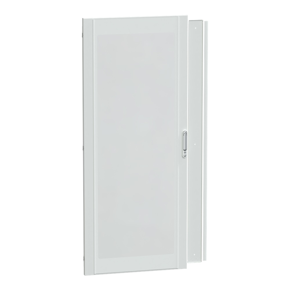 Porta trasparente IP55 larghezza 800 mm PrismaSeT P vetro acciaio bianco opaco