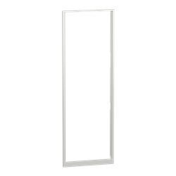 Frontale funzionale IP30 copertura in lamiera acciaio bianco per canaline PrismaSeT P L650