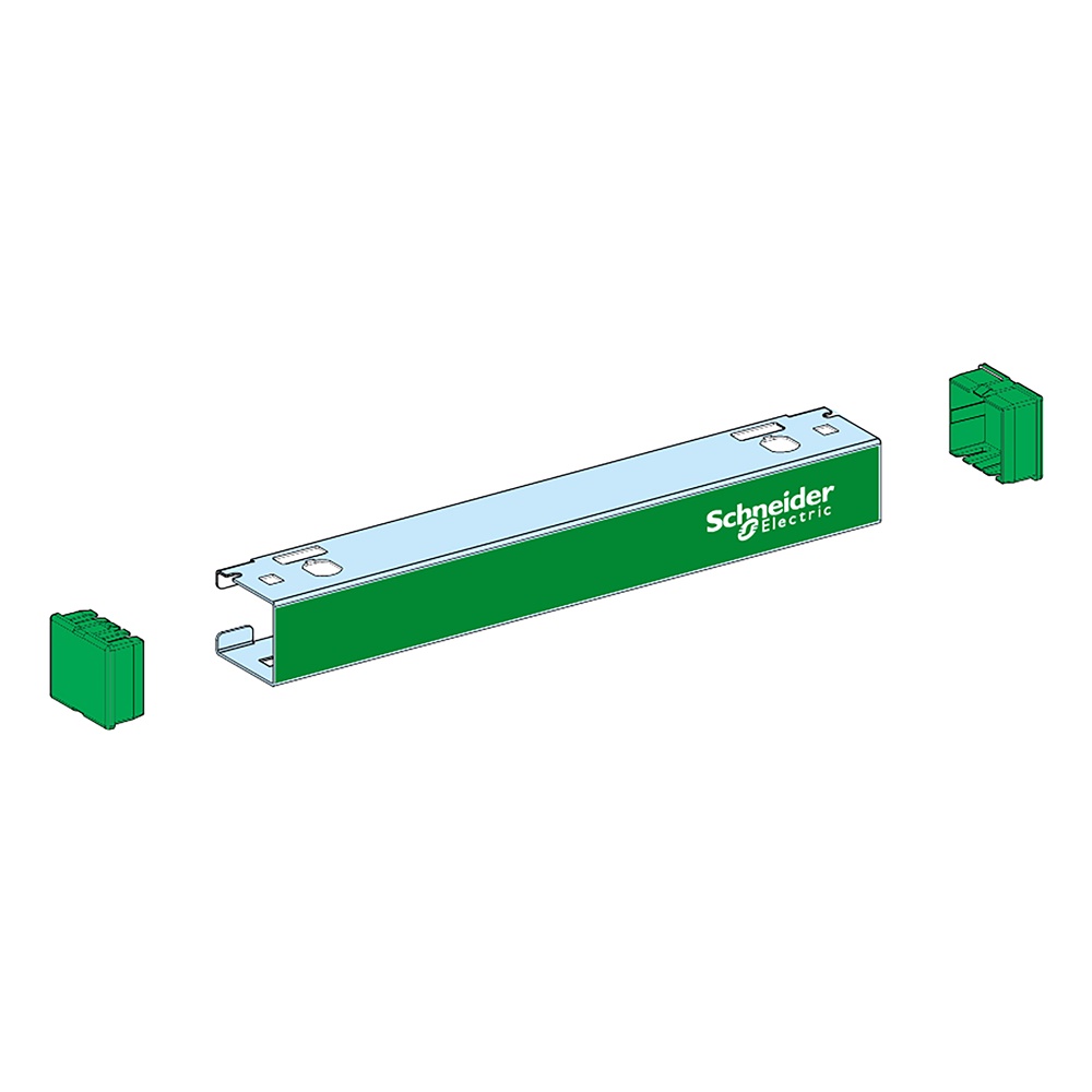 Cover verde in acciaio L300mm per vani PanelSeT P installazione orizzontale armadi 300mm modulo singolo