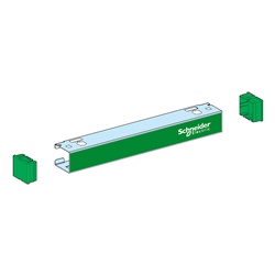 Cover verde in acciaio L300mm per vani PanelSeT P installazione orizzontale armadi 300mm modulo singolo