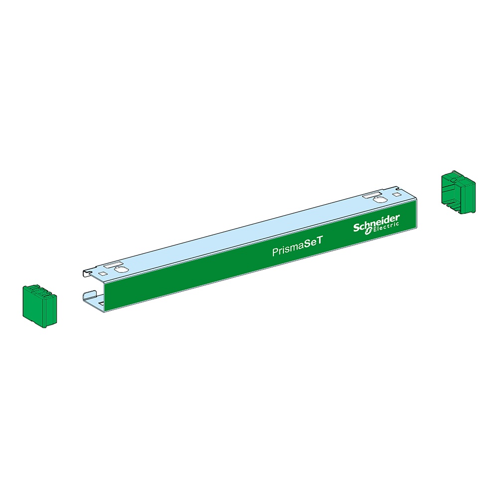 Cover verde 400mm acciaio PrismaSeT P per armadi elettrici orizzontale