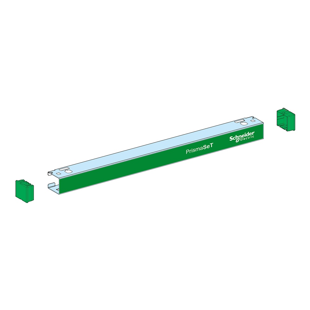 Cover verde acciaio L6500mm PrismaSeT P per armadi passacavi 650mm orizzontale
