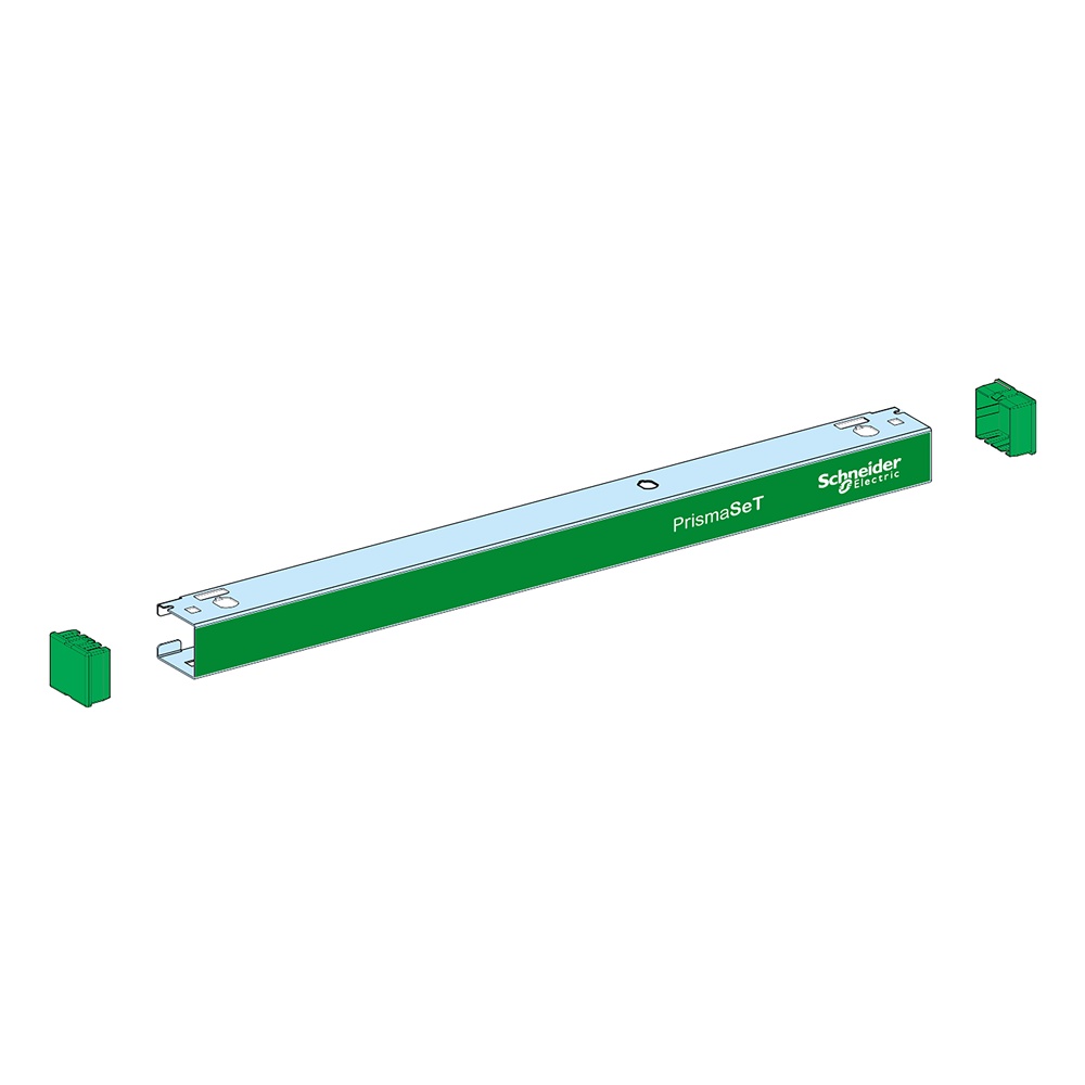Cover verde acciaio L800mm per vani PanelSeT P installazione orizzontale