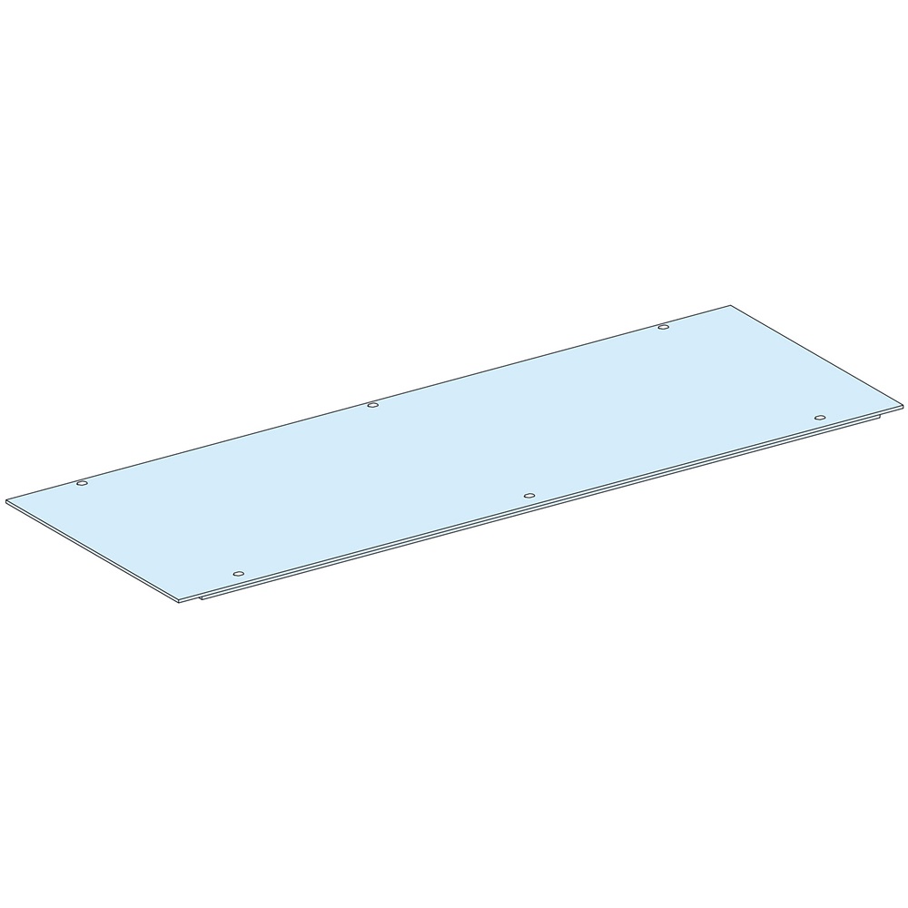 Pannello fondo IP55 300 mm acciaio bianco opaco per armadi PrismaSeT P