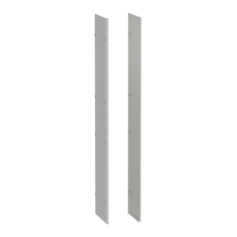 Pannelli laterali IP30 PrismaSeT 2 pezzi acciaio bianco per armadi 2000x400 mm
