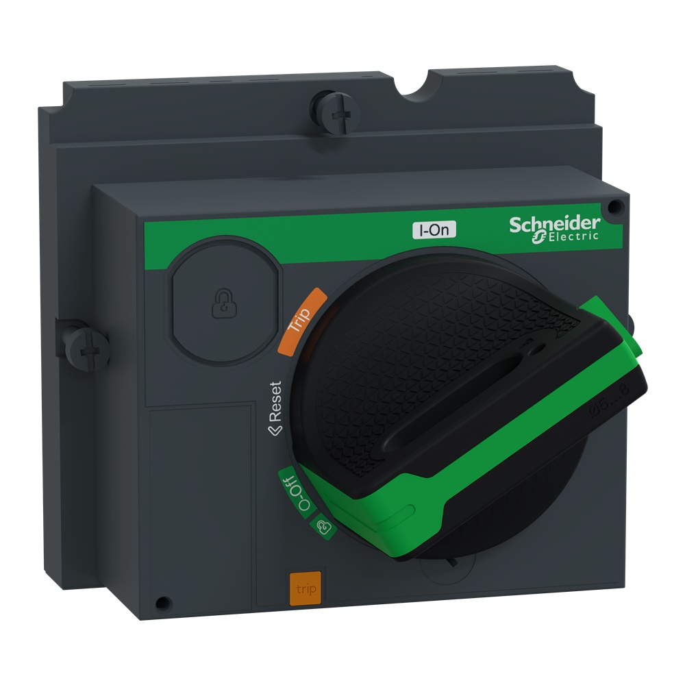 Manovra rotativa diretta nera IP40 ComPacT NSX100/160/250 per interruttori modulari
