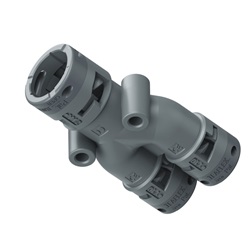 Raccordo Y Grigio Ip66 12-10-10