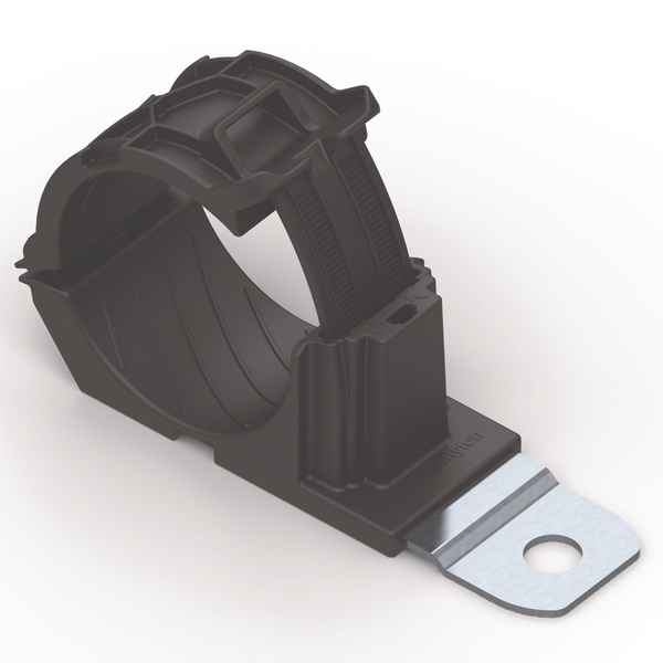 Clamp fermacavi cricchetto diametro 36-51 mm 180° montaggio foro M8 uso industriale interno ed esterno