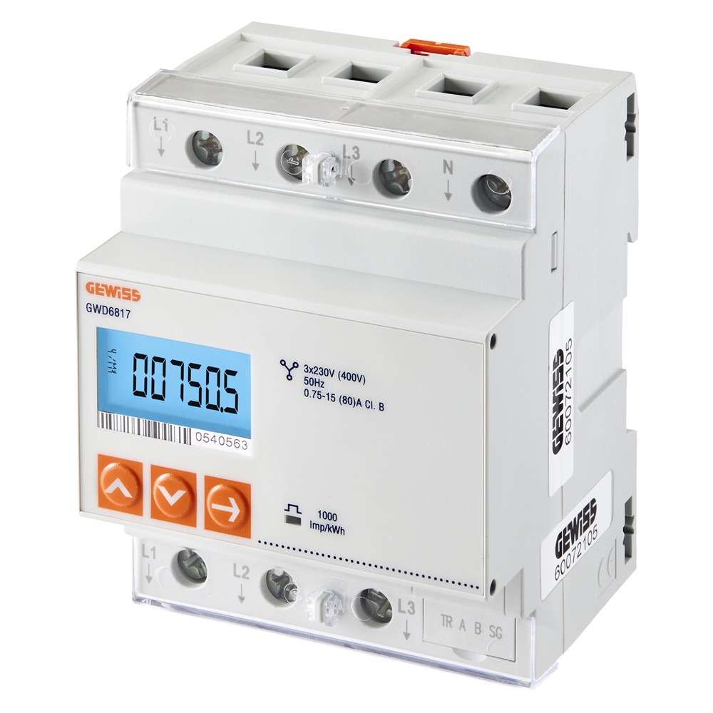 CONTATORE DI ENERGIA TRIFASE PER DLM AMBITO DOMESTICO