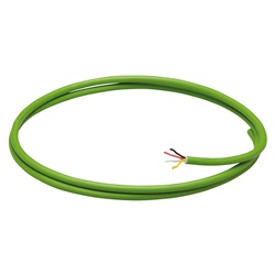CAVO BUS KNX - GUAINA LSZH - 4 CONDUTTORI 2x2x0,8 - DIAMETRO 6,1mm - CLASSE CPR CCA-S1A,D0,A1 - VERDE