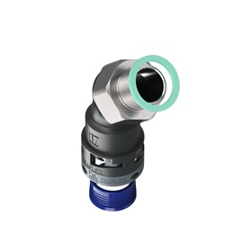 Curva 45°Ip68 Bf17 M20 Nero